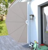 VidaXL Terrasscherm inklapbaar 160 cm crème