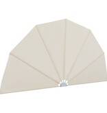 VidaXL Terrasscherm inklapbaar 160 cm crème
