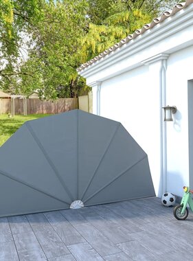VidaXL Terrasscherm inklapbaar 200 cm grijs
