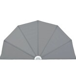 VidaXL Terrasscherm inklapbaar 200 cm grijs