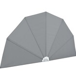 VidaXL Terrasscherm inklapbaar 160 cm grijs