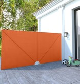 VidaXL Terrasscherm inklapbaar 400x200 cm terracottakleurig