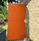 VidaXL Terrasscherm inklapbaar 400x200 cm terracottakleurig