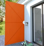 VidaXL Terrasscherm inklapbaar 400x200 cm terracottakleurig