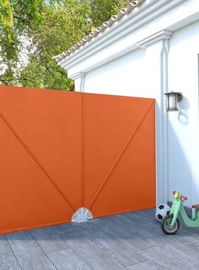 VidaXL Terrasscherm inklapbaar 300x200 cm terracottakleurig