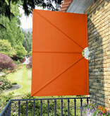 VidaXL Terrasscherm inklapbaar 240x160 cm terracottakleurig