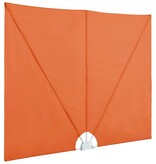 VidaXL Terrasscherm inklapbaar 240x160 cm terracottakleurig