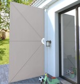VidaXL Terrasscherm inklapbaar 400x200 cm crème