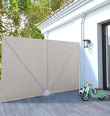 VidaXL Terrasscherm inklapbaar 300x200 cm crème
