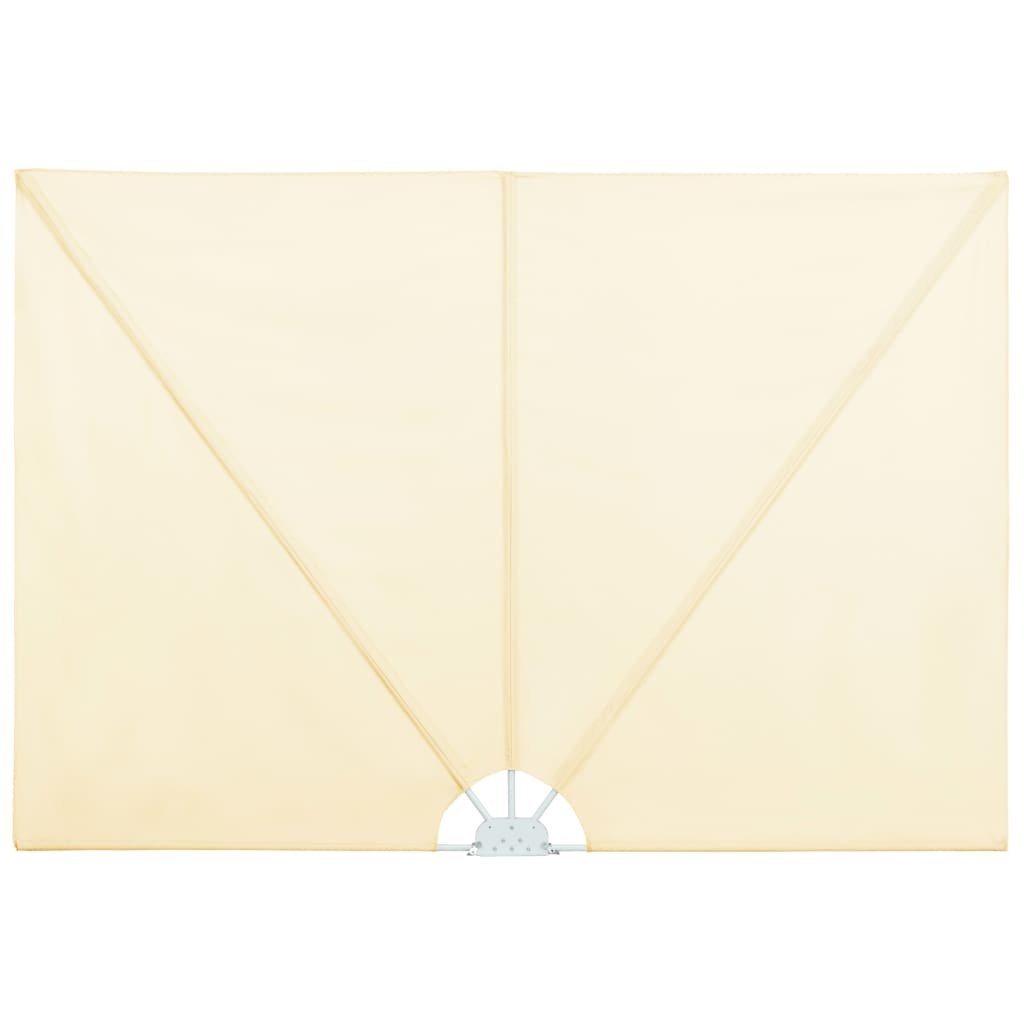 VidaXL Terrasscherm inklapbaar 300x200 cm crème