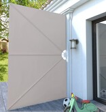 VidaXL Terrasscherm inklapbaar 300x200 cm crème