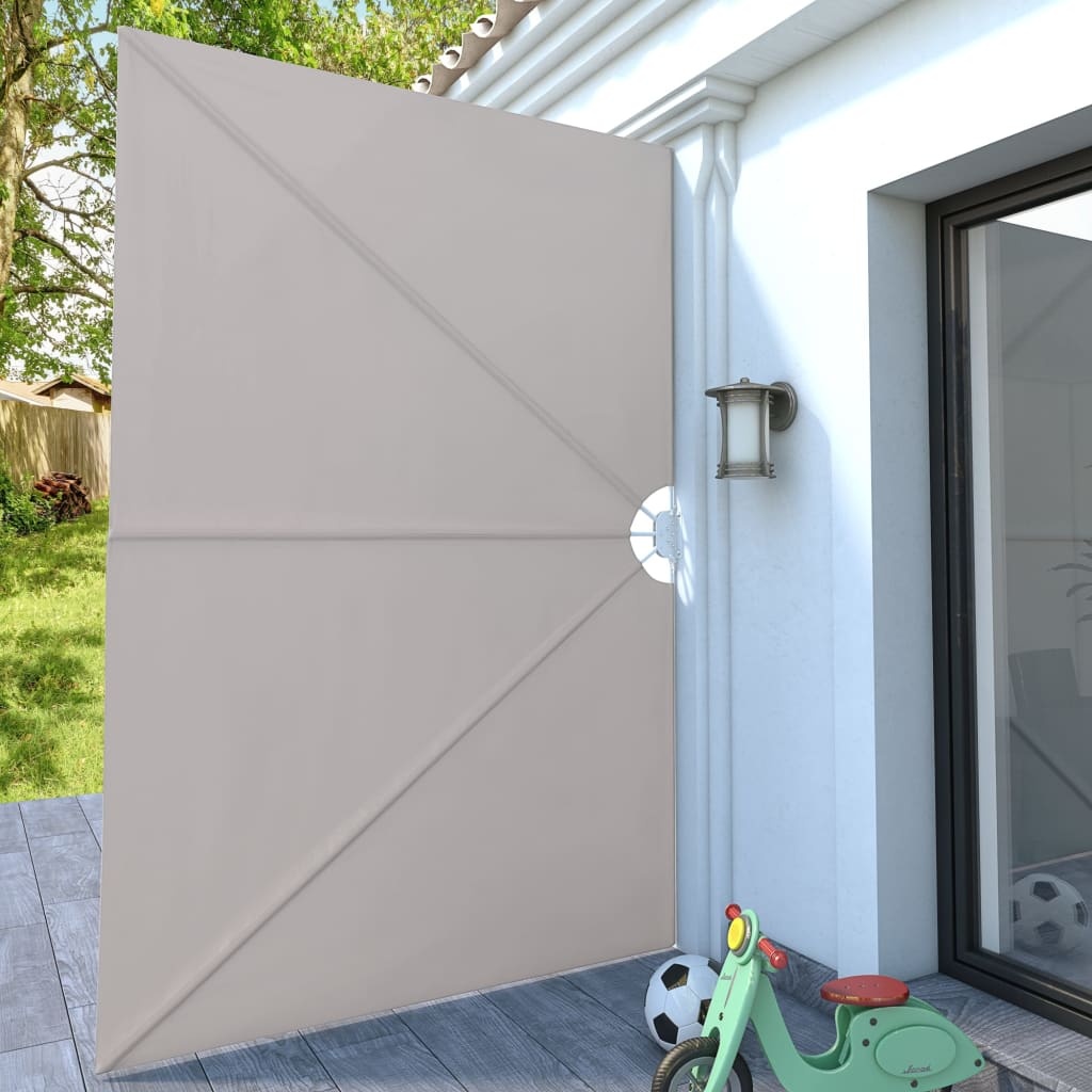 VidaXL Terrasscherm inklapbaar 300x200 cm crème