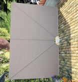 VidaXL Terrasscherm inklapbaar 300x200 cm crème