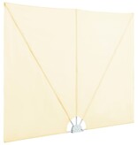 VidaXL Terrasscherm inklapbaar 300x200 cm crème