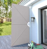 VidaXL Terrasscherm inklapbaar 300x150 cm crème