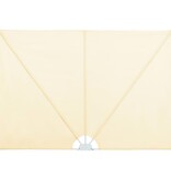 VidaXL Terrasscherm inklapbaar 240x160 cm crème