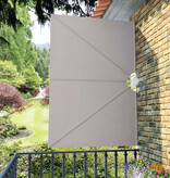 VidaXL Terrasscherm inklapbaar 240x160 cm crème