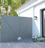 VidaXL Terrasscherm inklapbaar 300x200 cm grijs