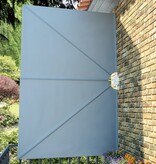 VidaXL Terrasscherm inklapbaar 300x200 cm grijs