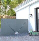 VidaXL Terrasscherm inklapbaar 300x150 cm grijs