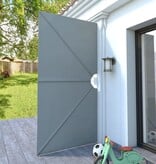 VidaXL Terrasscherm inklapbaar 300x150 cm grijs