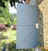 VidaXL Terrasscherm inklapbaar 300x150 cm grijs