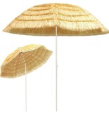 VidaXL Strandparasol Hawaï stijl 300 cm naturel