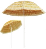 VidaXL Strandparasol Hawaï stijl 240 cm naturel
