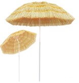 VidaXL Strandparasol Hawaï stijl 180 cm naturel