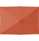 VidaXL Parasol met houten paal 150x200 cm terracottakleurig