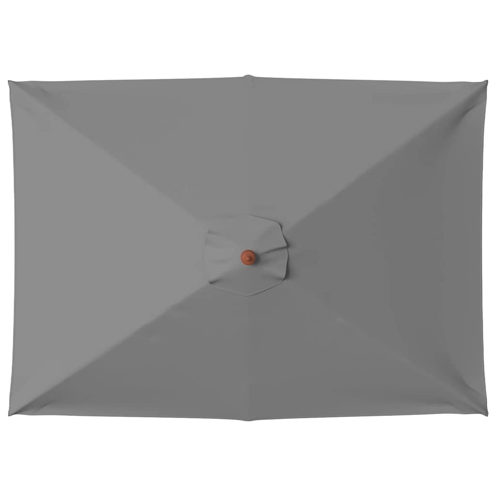 VidaXL Parasol met houten paal 150x200 cm antraciet