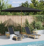 VidaXL Parasol met houten paal 350 cm antraciet