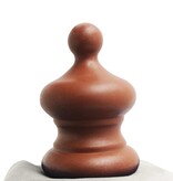 VidaXL Parasol met houten paal 350 cm zandwit