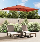 VidaXL Parasol met metalen paal 300x200 cm terracotta