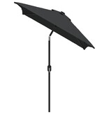 VidaXL Parasol met metalen paal 300x200 cm antraciet