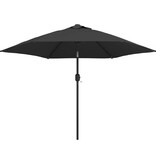 VidaXL Parasol met metalen paal 300 cm antraciet