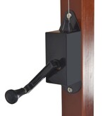 VidaXL Zweefparasol met houten paal 400x300 cm taupe