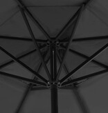 VidaXL Parasol met aluminium paal 500 cm antraciet