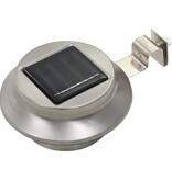 VidaXL LED-solarlampen rond 12 cm wit 6 st