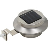 VidaXL LED-solarlampen rond 12 cm wit 6 st