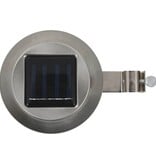 VidaXL LED-solarlampen rond 12 cm wit 6 st