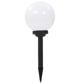 VidaXL LED-solarlampen rond 20 cm RGB 3 st
