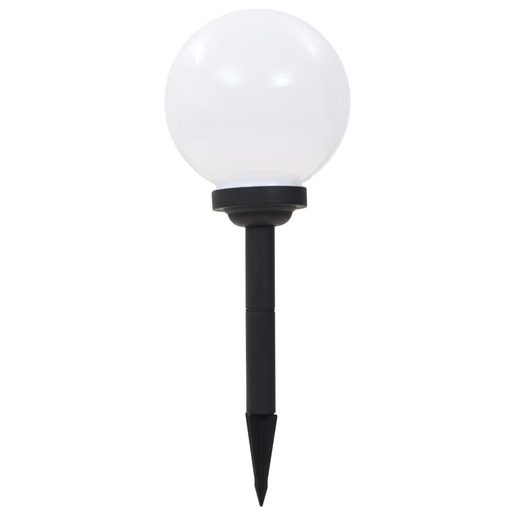 VidaXL LED-solarlampen rond 20 cm RGB 3 st