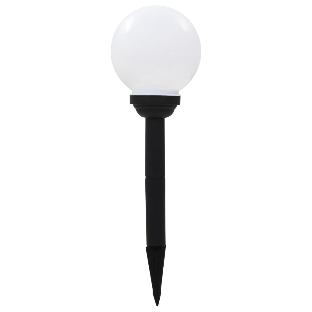 VidaXL LED-solarlampen rond 15 cm RGB 4 st