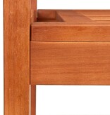 VidaXL Tweezits tuinbank 120 cm massief eucalyptushout