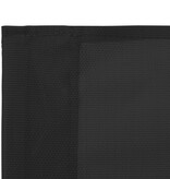 VidaXL 4-delige Loungeset stof en staal zwart