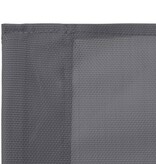 VidaXL 4-delige Loungeset stof en staal grijs