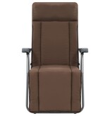 VidaXL Tuinstoelen met kussen inklapbaar 2 st bruin