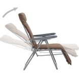VidaXL Tuinstoelen met kussen inklapbaar 2 st bruin