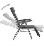 VidaXL Tuinstoelen met kussen inklapbaar 2 st grijs